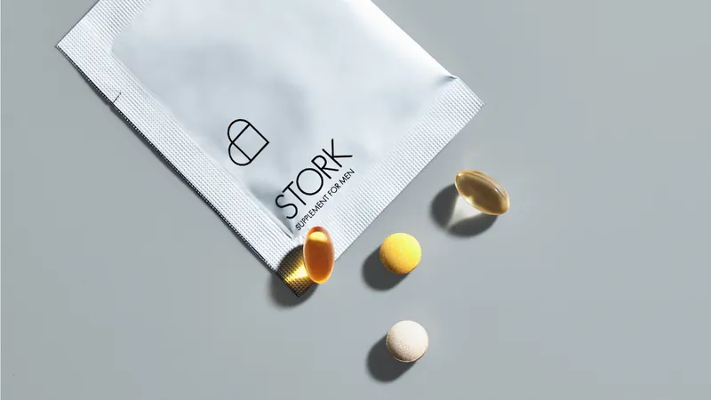 妊活サプリメントSTORKのロゴデザイン実績