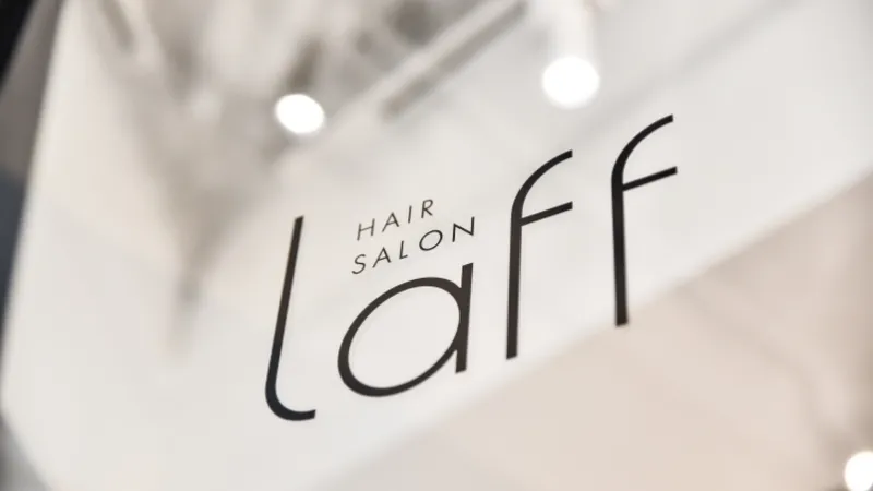新宿の美容室 laffのロゴデザイン実績
